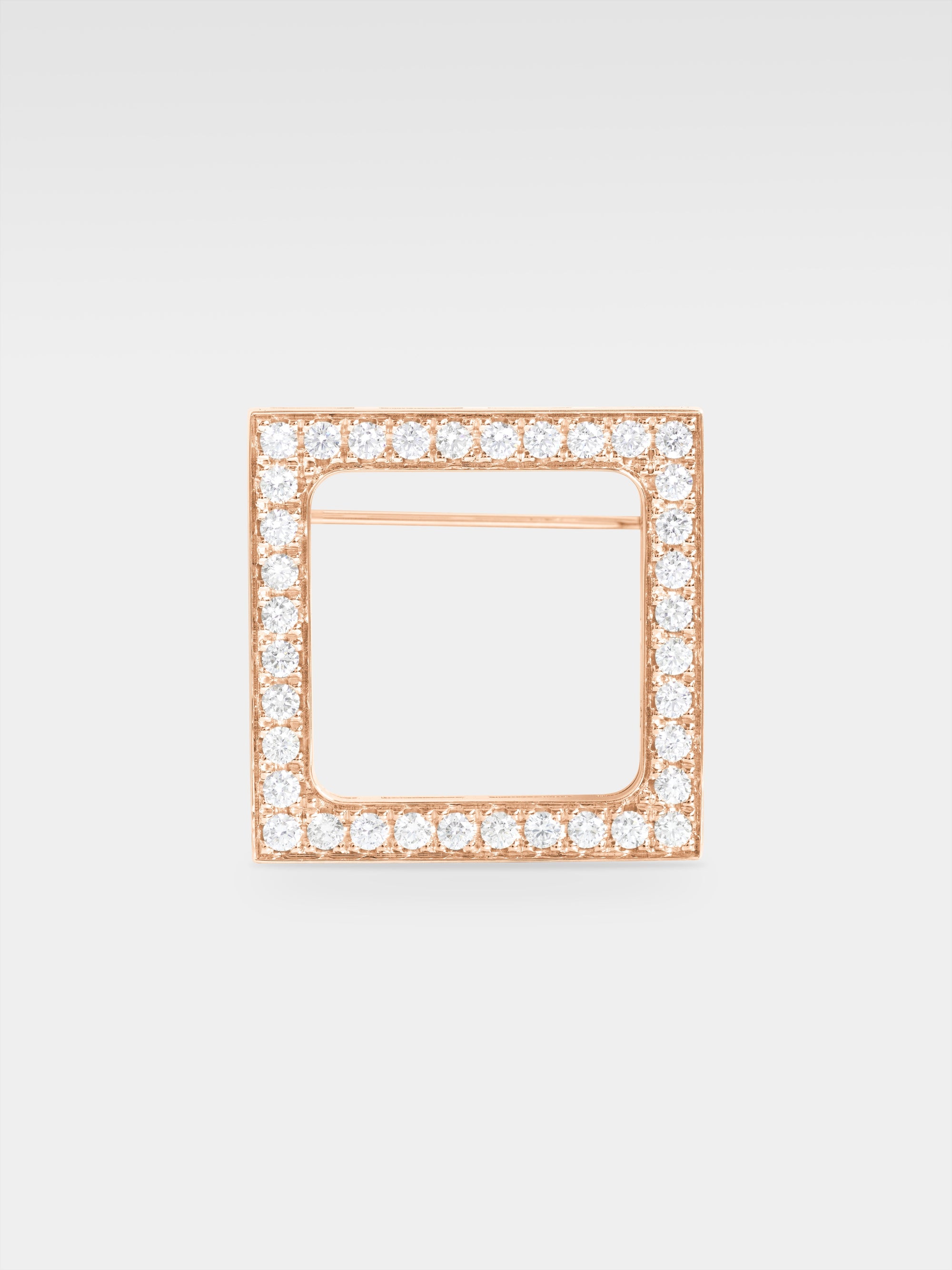 Iulia Brooch - Rose Gold, Diamonds