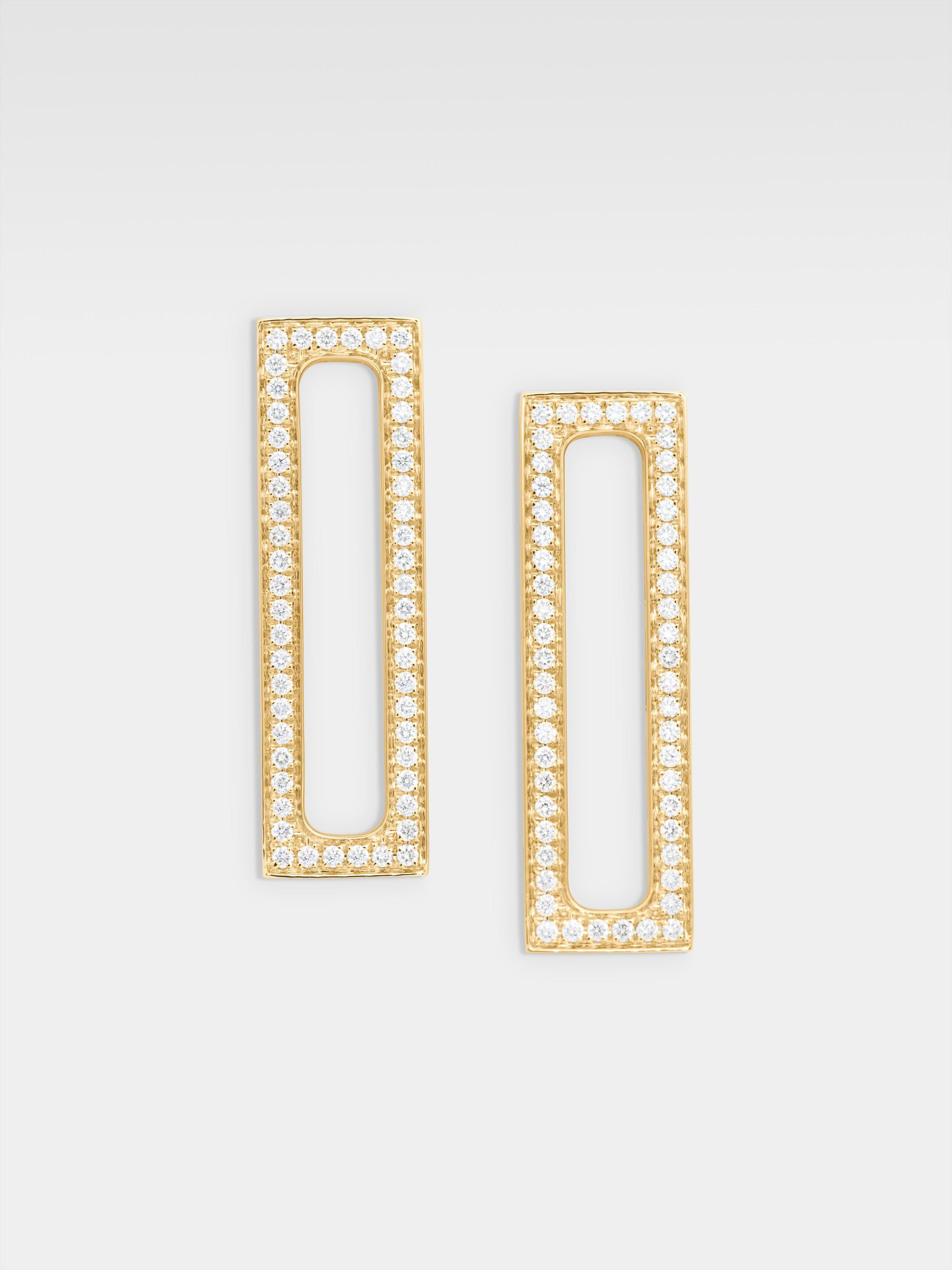 Lucrezia Earrings - Yellow Gold, Diamonds