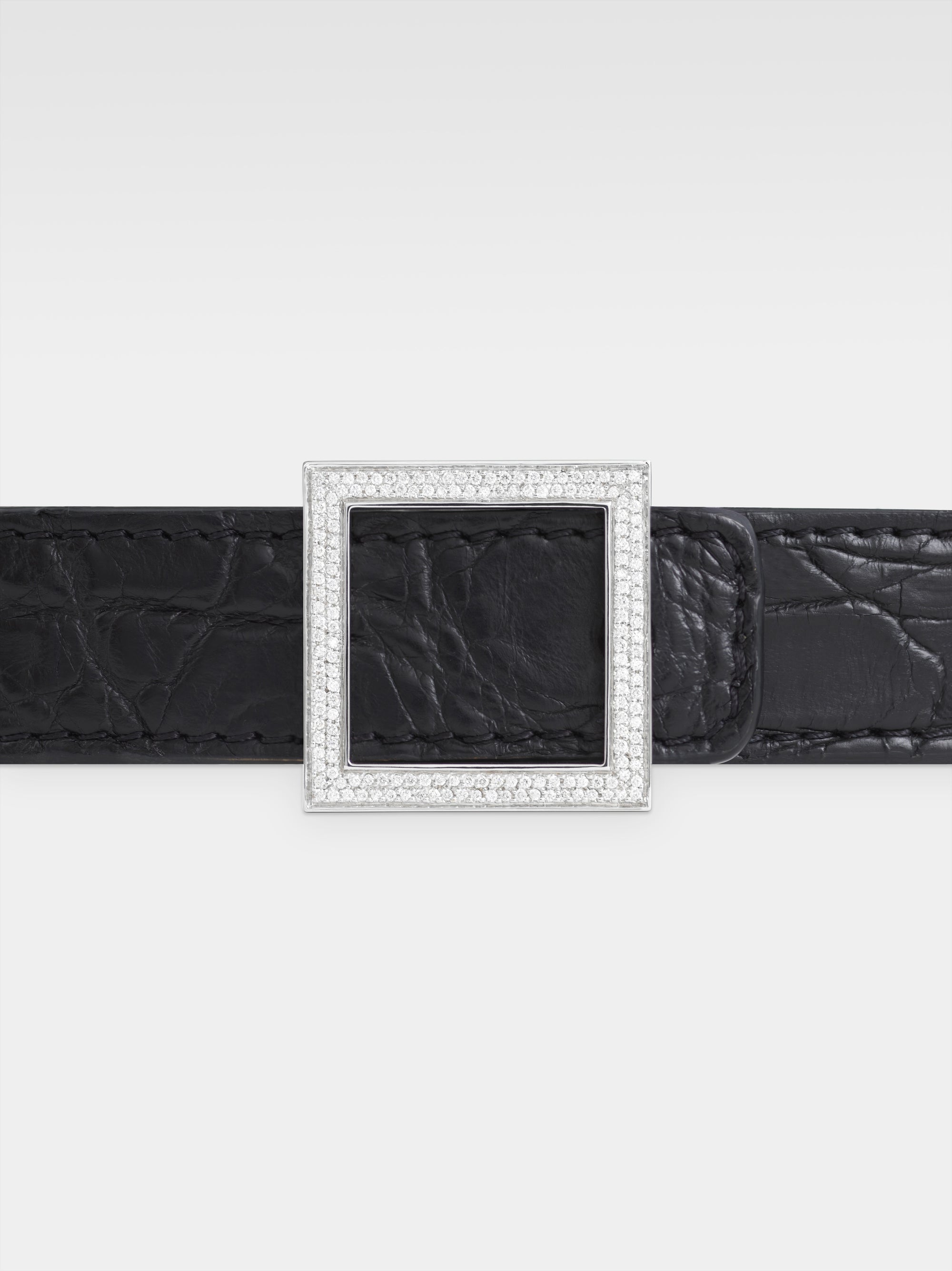 Atalanta Belt - Black Caiman