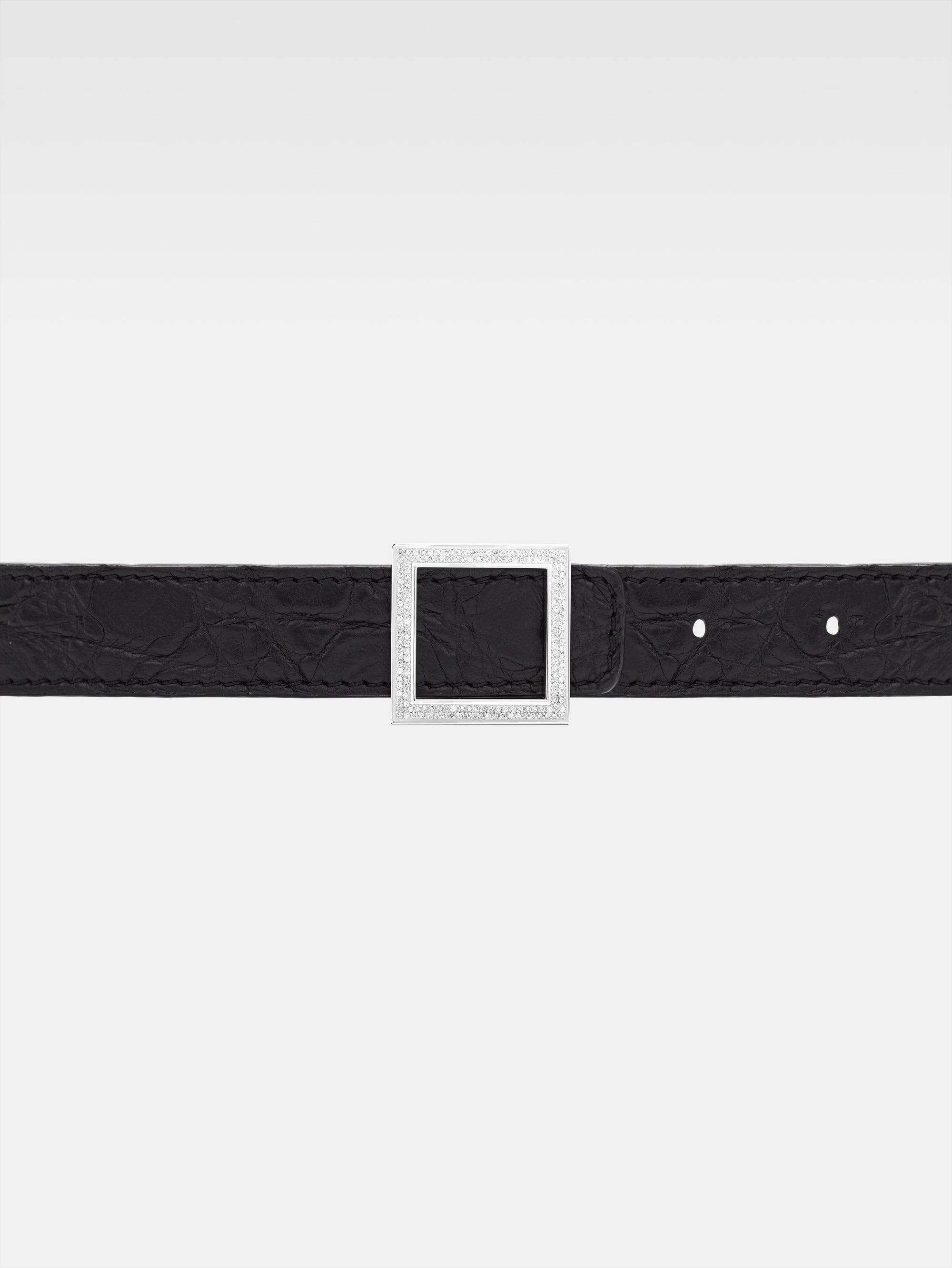 Atalanta Belt - Black Caiman