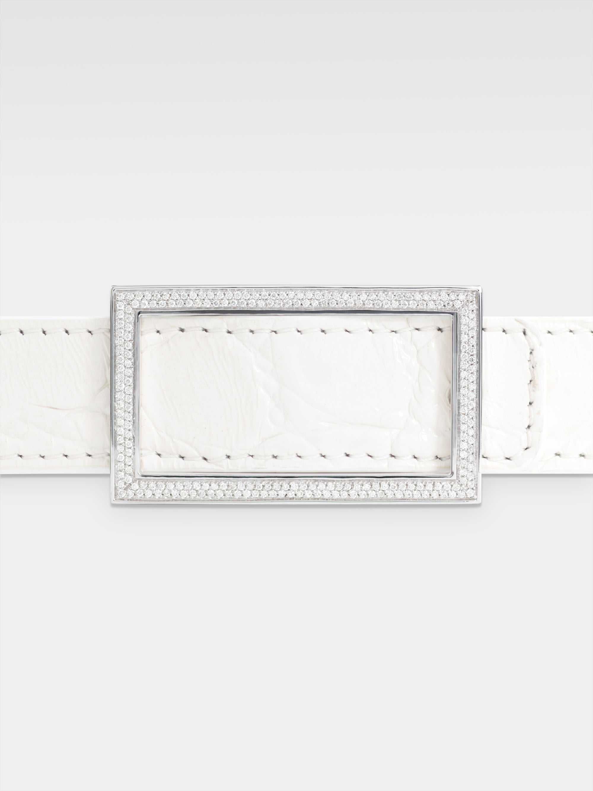 Danae Belt - White Caiman