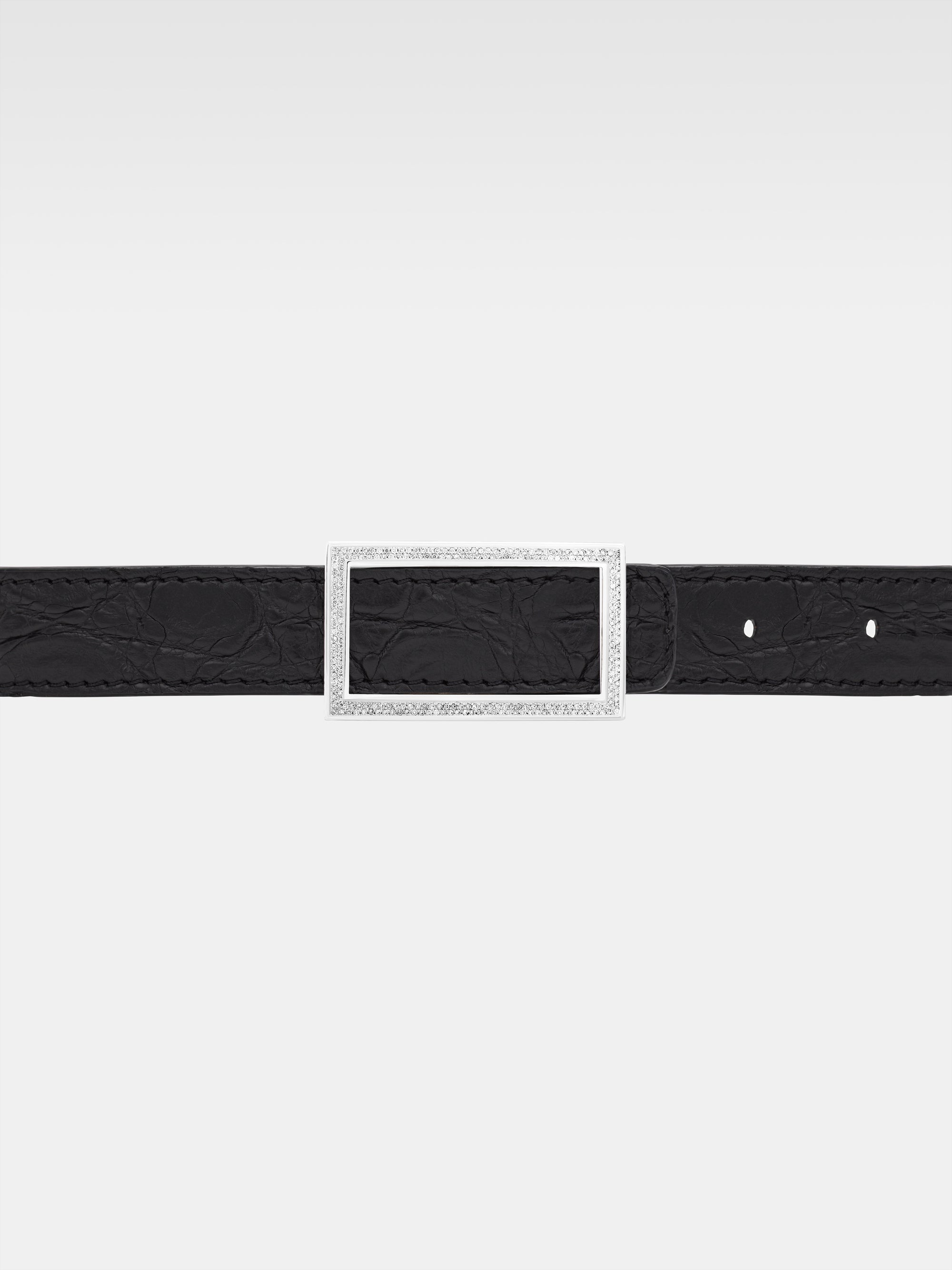 Danae Belt - Black Caiman