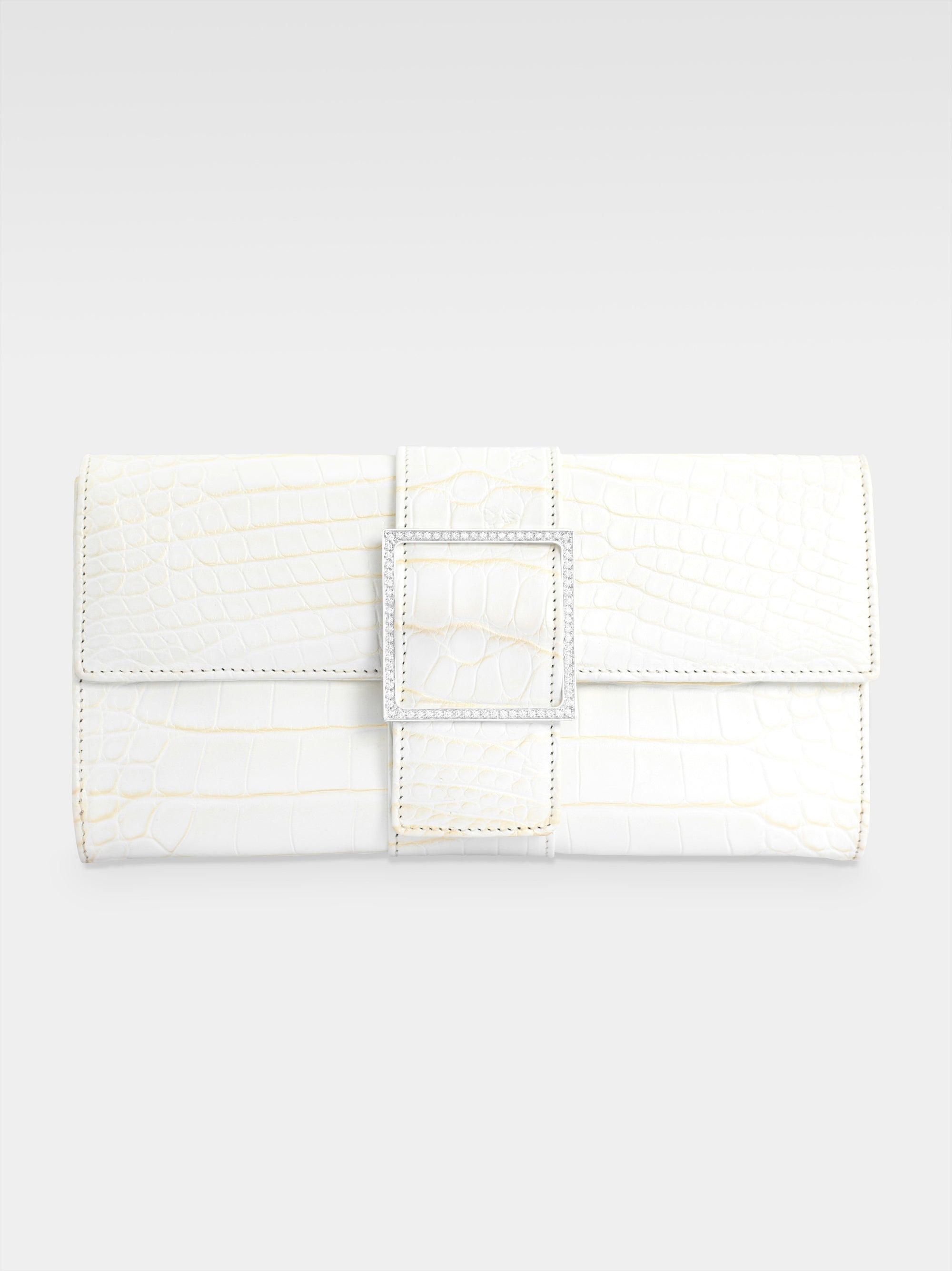 Ersa Clutch - Golden White