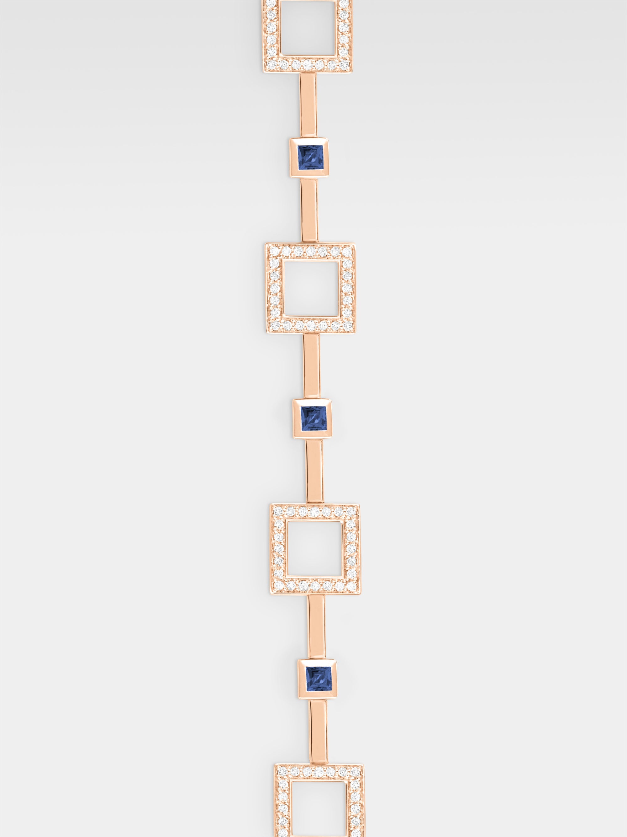 Iuno Bracelet - Rose Gold, Diamonds, Sapphires