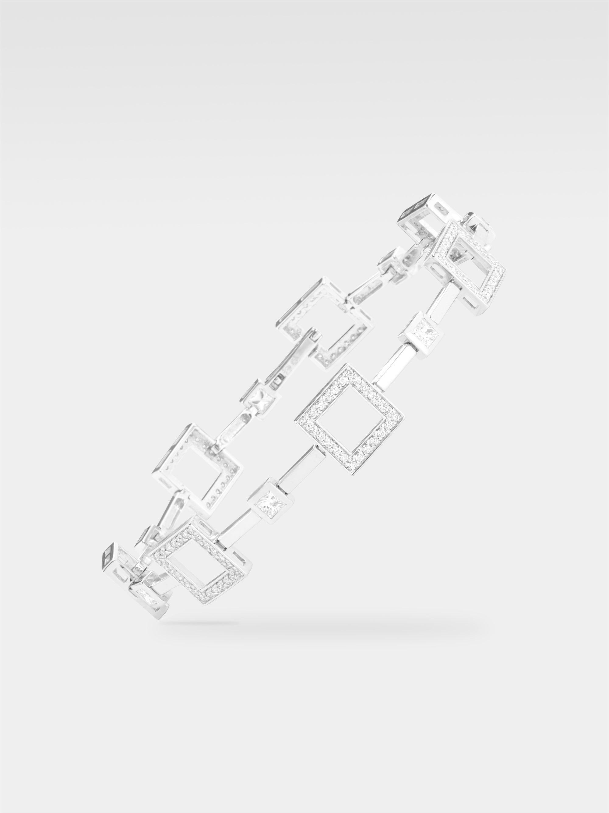 Iuno Bracelet - White Gold, Diamonds