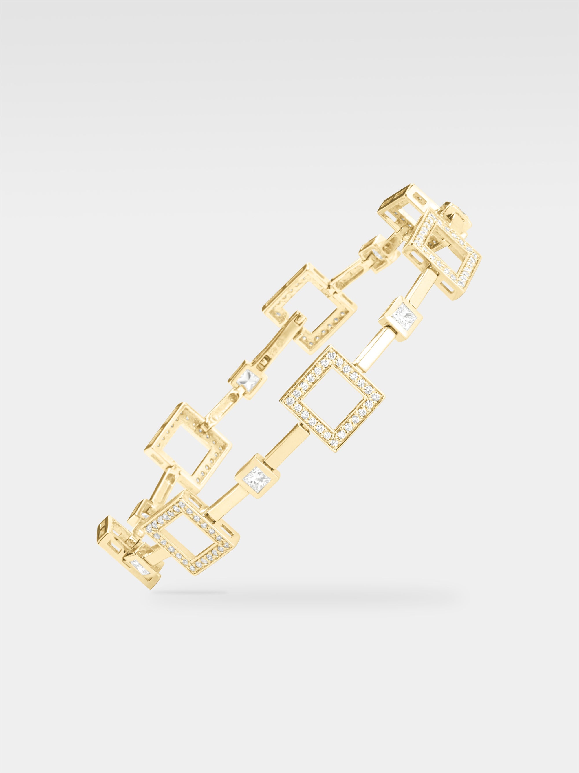Iuno Bracelet - Yellow Gold, Diamonds