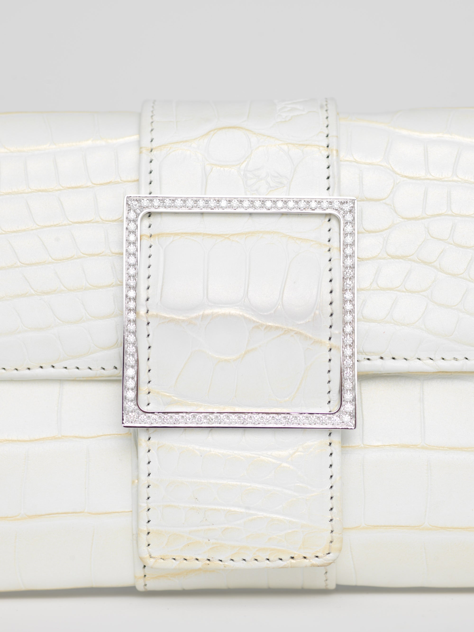 Sibilla Clutch - Golden White