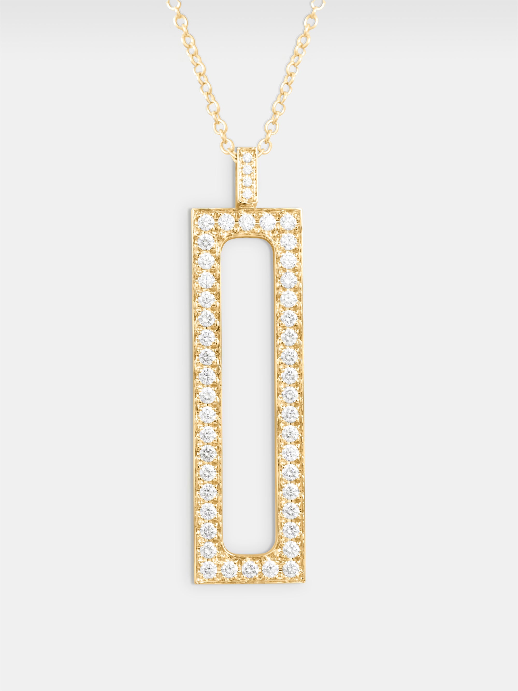 Lucrezia Pendant - Yellow Gold, Diamonds